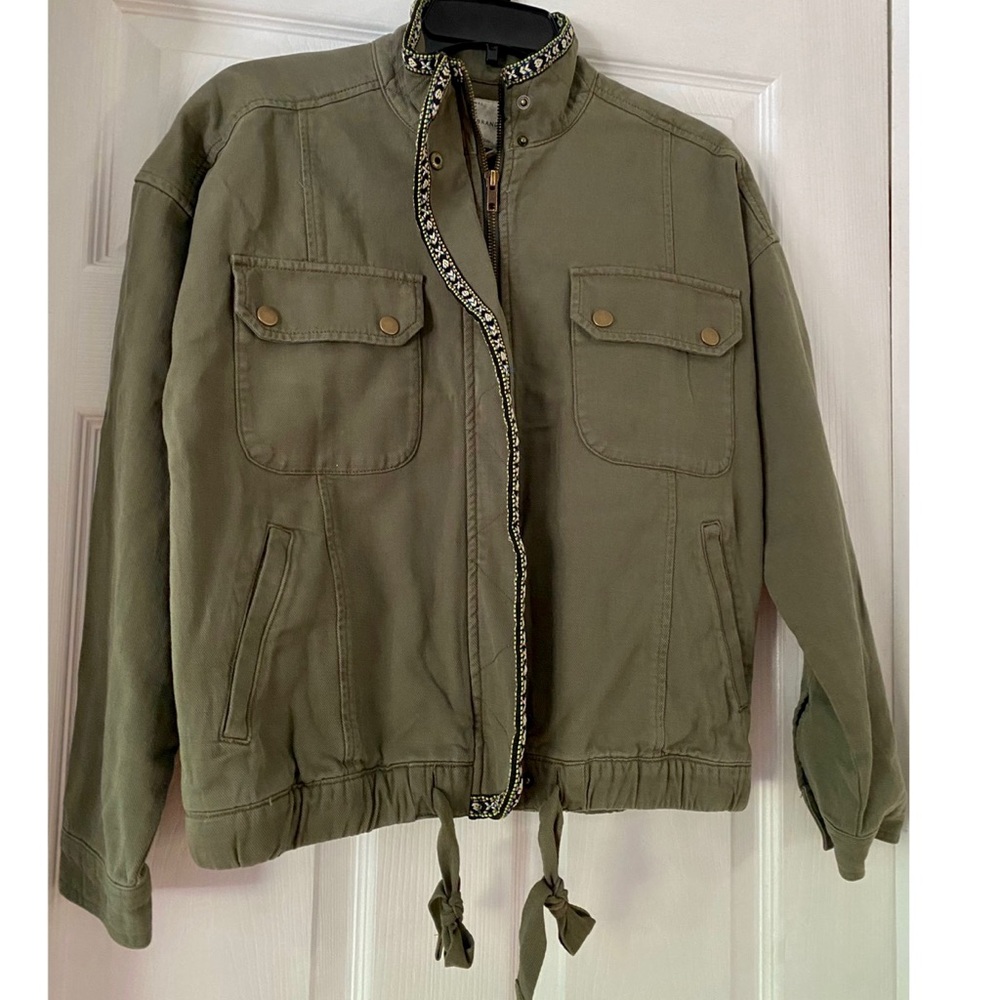 Lucky Brand olive green/ bomber jacket new.S